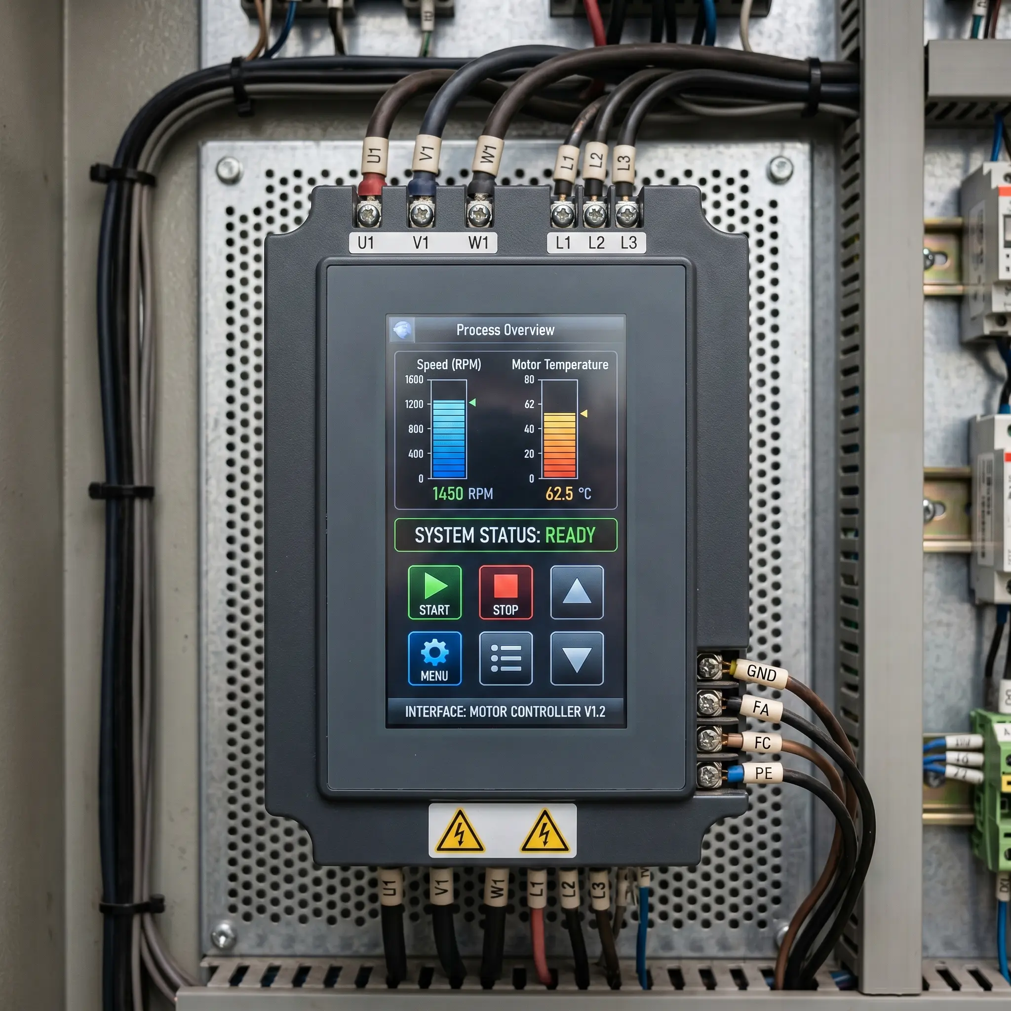 IHM (Interface Homem-Máquina) industrial